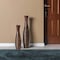 Uniquewise Decorative Conemporary Tall Trumpet Shape Floor Vase, Brown, PK 2 QI004191.2 - alternate 5